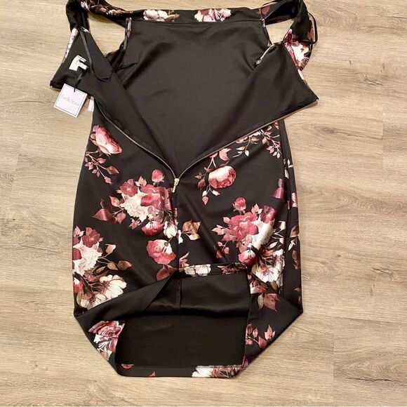 PREMIERâAMOURâFLORALÂ OFFâTHEâSHOULDERâSHEATHâDRESSâ16âNWT - Picture 12 of 16